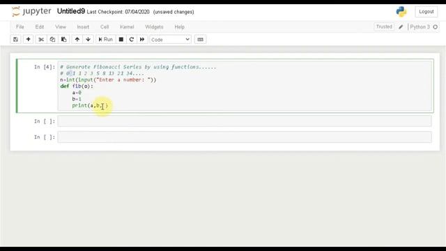 Python Tutorial 56 : Fibonacci Series By using Functions смотреть онлайн