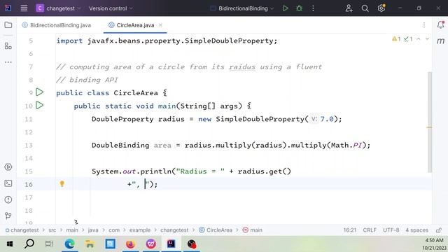 DoubleBinding vs DoubleProperty, Learn JavaFX смотреть онлайн