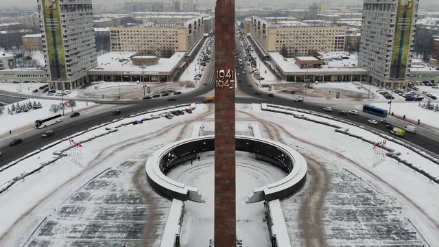 Облет Площадь Победы в Санкт Петербурге смотреть онлайн