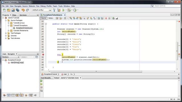 Java Tutorial 7 - Basics of Exceptions and the Try Catch block смотреть онлайн