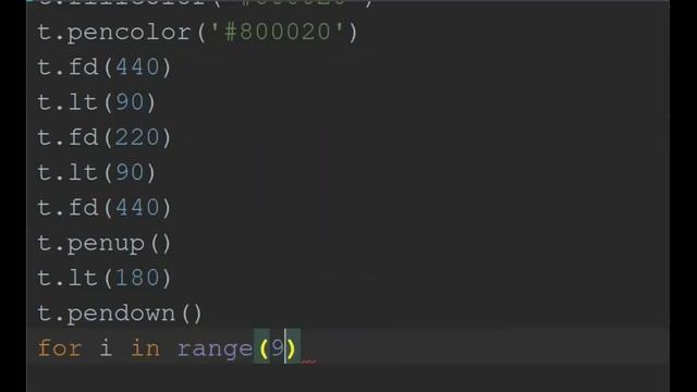 Qatar flag using turtle with Python | رسم علم دولة قطر باستخدام بايثون смотреть онлайн