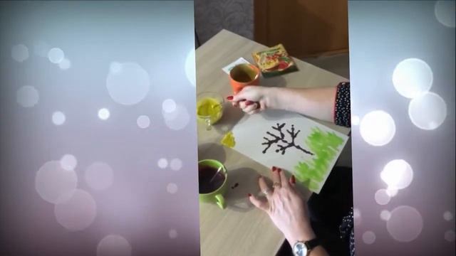 Чудесное дерево Мастер класс для воспитателей ДОУ по нетрадиционной технике рисования жидким тестом смотреть онлайн