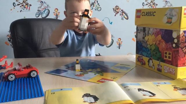 Конструктор LEGO Classic Пингвин Собираем конструктор смотреть онлайн