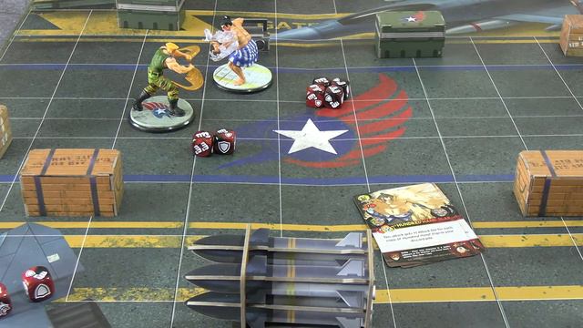 Street Fighter the Miniature Game | Simple Solo | Guile VS E. Honda смотреть онлайн