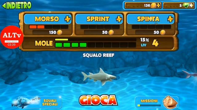 Hungry Shark Evolution - REEF SHARK - Shell COMPLETE (Gameplay) смотреть онлайн