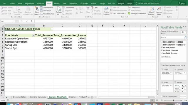 Excel Module 10 Part 5 Scenario Manager - Reports - 1920x1080 resolution смотреть онлайн
