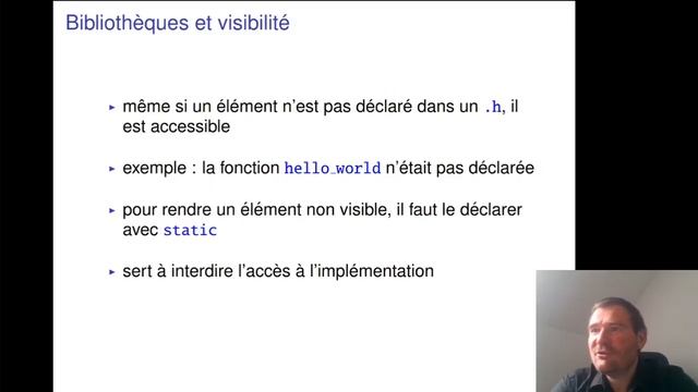 ESIPE info 1 : CM 10 Prog C Bibliothèques et packaging смотреть онлайн