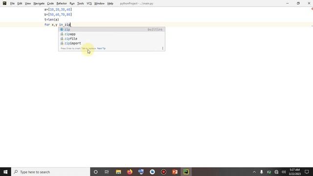 Zip Function in List in python смотреть онлайн