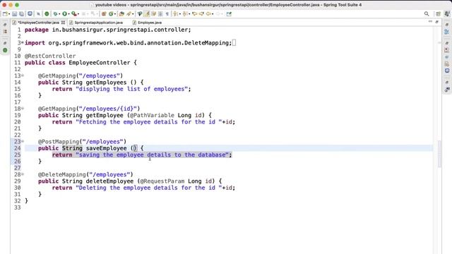 Build REST API with Spring Boot and JPA [2021] - 08 Map the JSON data to Java Object смотреть онлайн