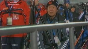 БИАТЛОН. КМ 2007-08. Оберхоф (Германия). Женщины. Эстафета 4 х 6 км. (Спорт). 03.01.2008. 720p.