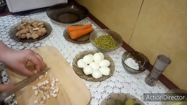 Салат Оливье без картофеля и майонеза смотреть онлайн
