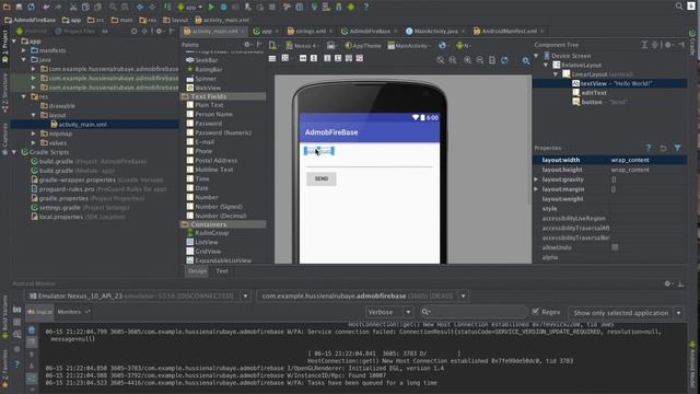 3- Firebase Realtime Database|| بناء تطبيق محادثة بدقائق смотреть онлайн