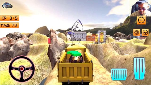 Offroad Cargo Truck Driving - Mountain Dump Truck Drive Game | Android Gameplay смотреть онлайн