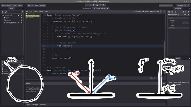 Ball Physics ► Cannon Shooting ► Godot Engine Tutorial ► Part 2 смотреть онлайн
