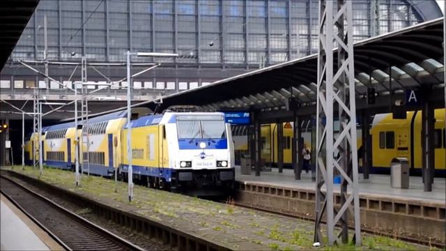 BR 146-07 146 542-6 Metronom 10 Jahre @ Hamburg Hauptbahnhof смотреть онлайн