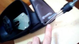 Ремонт регулировки зеркала Лада Калина своими руками. Снятие зеркального элемента