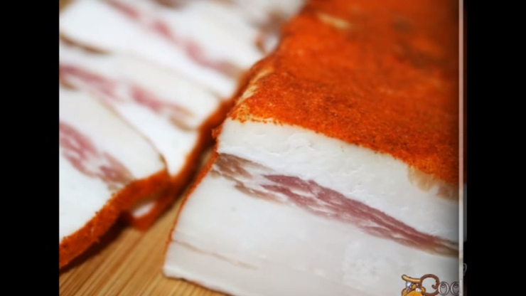 Домашнее острое сало