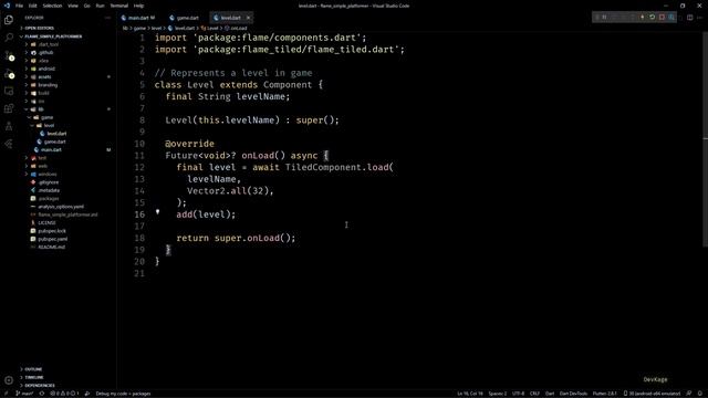 3. Spawn components using object layer - Simple Platformer | Flame Engine смотреть онлайн