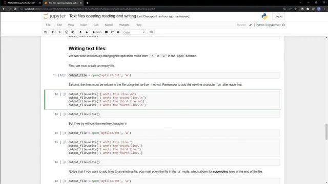 Python - text files смотреть онлайн