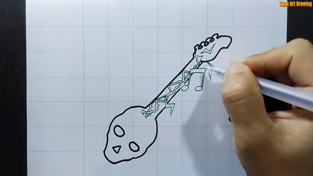 How to draw Soul Guitar Blox Fruits смотреть онлайн