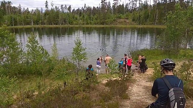 Купание на озере Белом смотреть онлайн