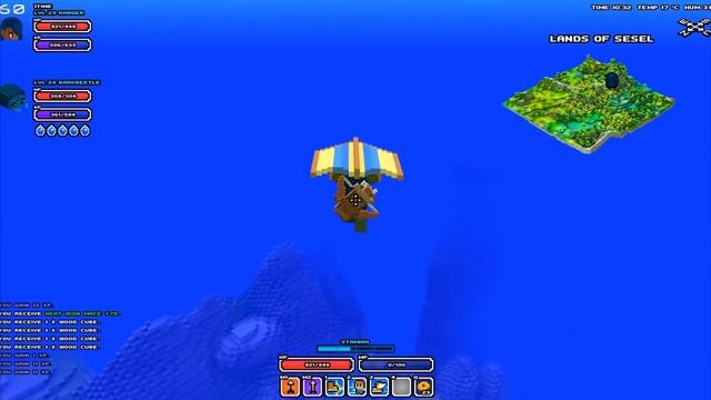 Cube World - Glider Bug to Fly REALLY Fast смотреть онлайн