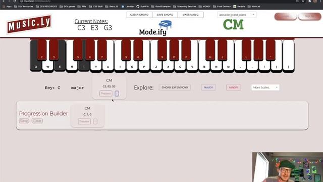 Mode.ify - Piano Chord and Progression Builder // React, Node, Express, Tonal, Sharp11 смотреть онлайн