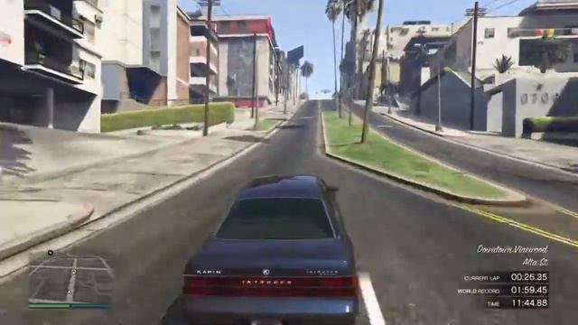 Karin Intruder Sedan Morning Trial GTA5 PS4