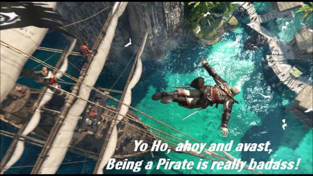 assassin's creed - Alestorm - You a are pirate lyrics смотреть онлайн