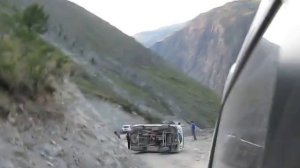 Кату-Ярык - УАЗ перевернулся с туристами