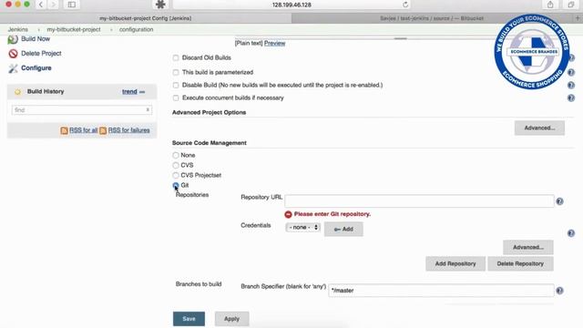 Integrate with BitBucket: build after each commit : Part 4 смотреть онлайн