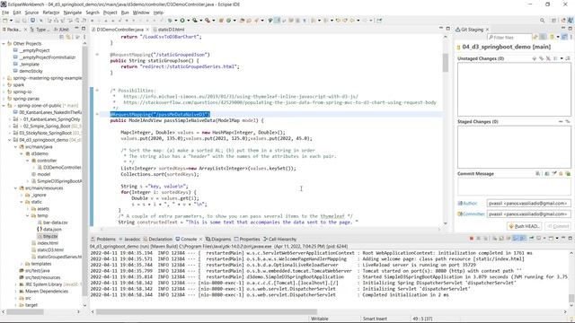 10 D3.js και Java Spring-Boot смотреть онлайн