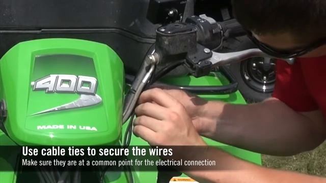 Установка подогреваемых рукояток руля с курком для квадроцикла SYMTEC смотреть онлайн