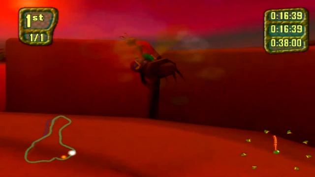 Antz Extreme Racing Gameplay Walkthrough Bala Canyon Capers : Fly TT #3 смотреть онлайн