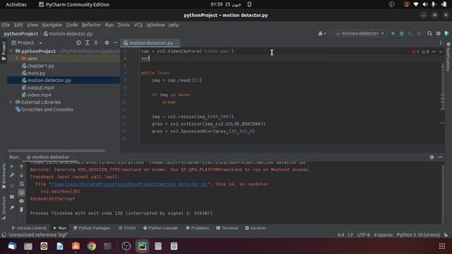 Simple Motion Detection using Background Subtraction in Python смотреть онлайн
