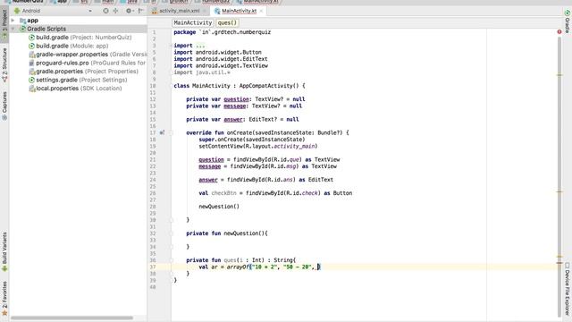 Kotlin Android Studio Tutorial - 3 Number Quiz смотреть онлайн
