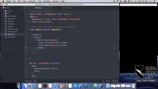 REACT NATIVE KHOA PHẠM | Bài 8: FLEX PHẦN 1 смотреть онлайн