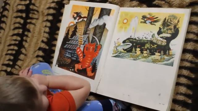 Дети и родители: детское творчество и развивающие игры, Сережа смотрит картинки с папой смотреть онлайн