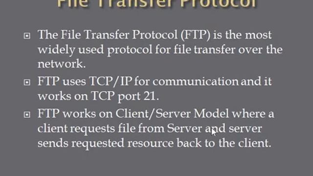Application Layer Protocols
