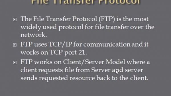 Application Layer Protocols