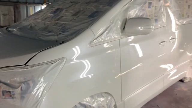 Cat Toyota Vellfire warna crystal white 070 warna asal kilang SprayX смотреть онлайн