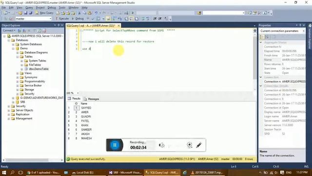 Step for Backup Restore Method for MS SQL SERVER. смотреть онлайн