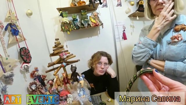 Бисероплетение. Марина Савина #art_events_rs смотреть онлайн