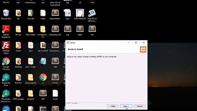 Installing XAMPP In windows with PHP7 смотреть онлайн