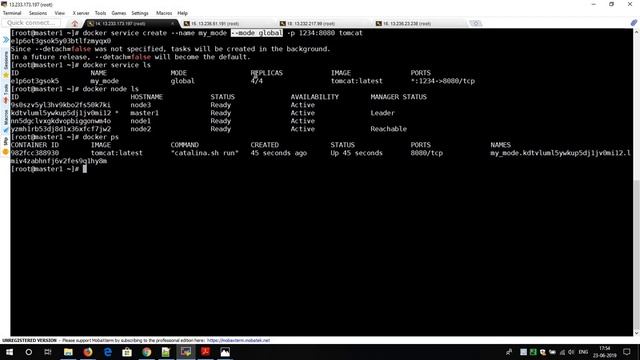 21 docker swarm practical смотреть онлайн