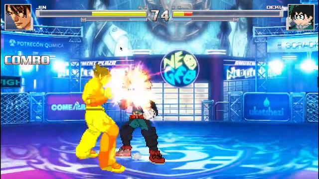 M.U.G.E.N -》Jin Kazama From Tekken Vs Izuku Midoriya From My Hero Academia смотреть онлайн