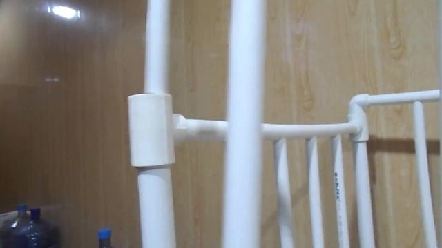 Кроватка для младенца из полипропиленовых водопроводных труб. смотреть онлайн