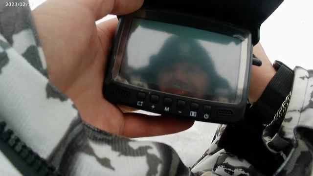 Подводная камера ViewEye в работе. Тест. Сенеж. 13.02.23 смотреть онлайн