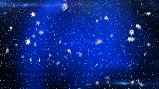 Футаж Снежинки новогодние на мерцающем фоне смотреть онлайн