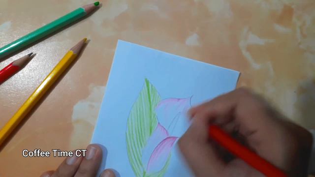 How to draw & colour a beautiful flower | Flower drawing | Coffee Time CT смотреть онлайн